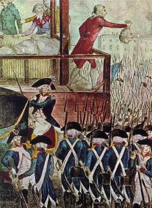 French guillotine revolution Beheading Louis