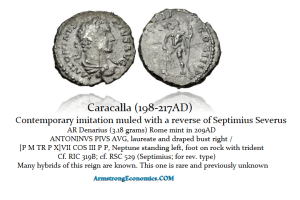 Caracalla Contemporary Imitation AR Denarius