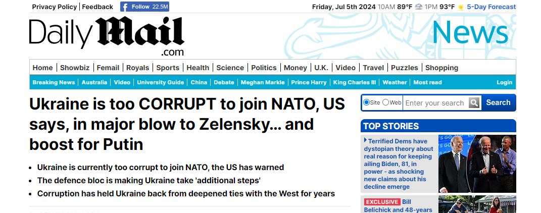 2024_07_05_10_52_56_Ukraine_is_too_CORRUPT_to_join_NATO_US_says_in_major_blow_to_Zelensky_and_boo
