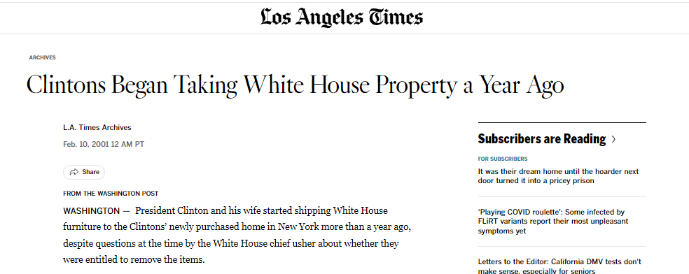 Clintons_Began_Taking_White_House_Property_a_Year_Ago_Los_Angeles_Times