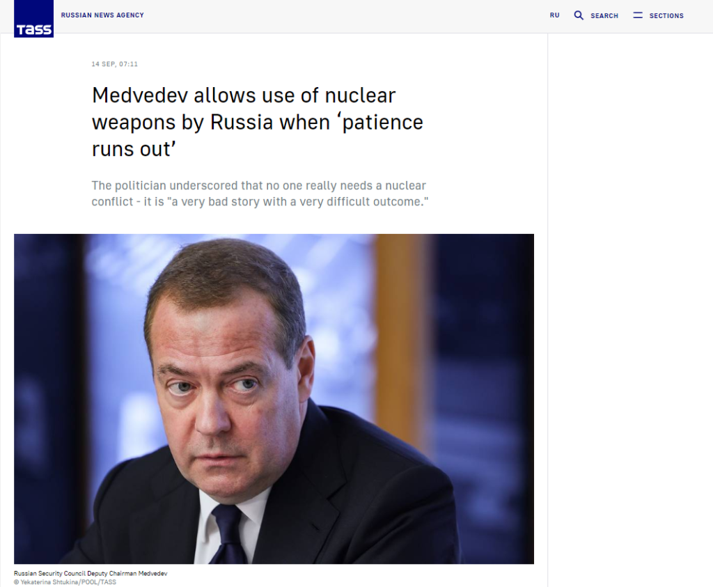 2024_09_16_08_57_11_Medvedev_allows_use_of_nuclear_weapons_by_Russia_when_patience_runs_out_Russ