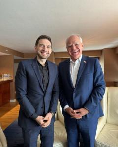 Tim Walz Alex Soros