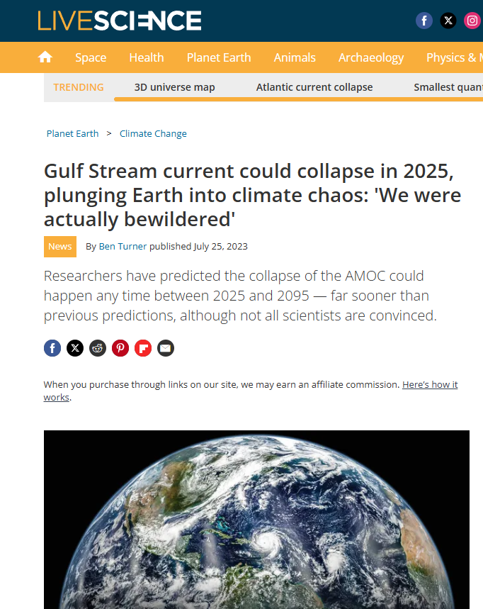 2025 Gulf Stream Collapse