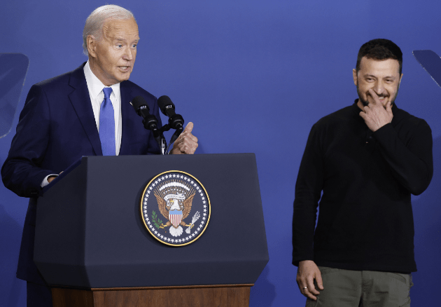 Biden and Zelensky