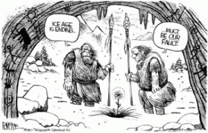 Global Warming Cavemen Climate