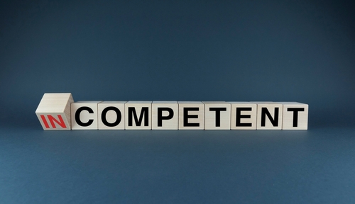 Competent,Or,Incompetent.,Cubes,Form,The,Words,Competent,Or,Incompetent.