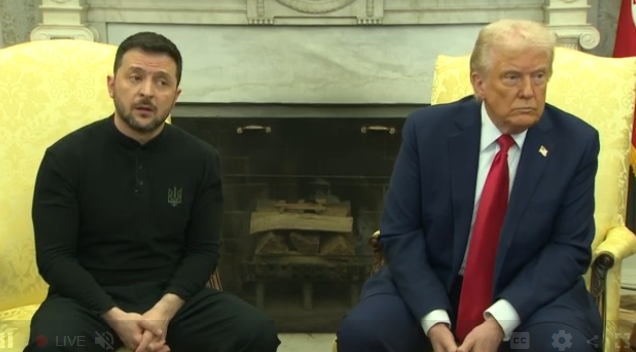 Zelensky at White House 2 28 25