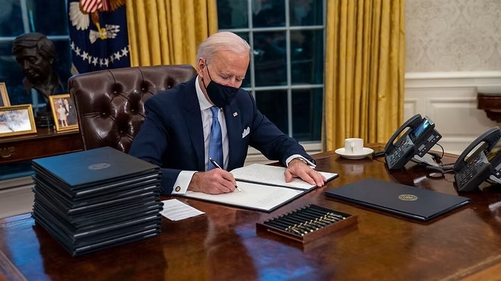 Biden Signing Executive Orders