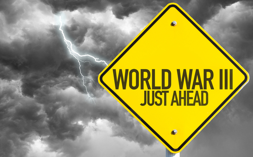 World,War,Lll,Sign,With,Bad,Day,On,Background